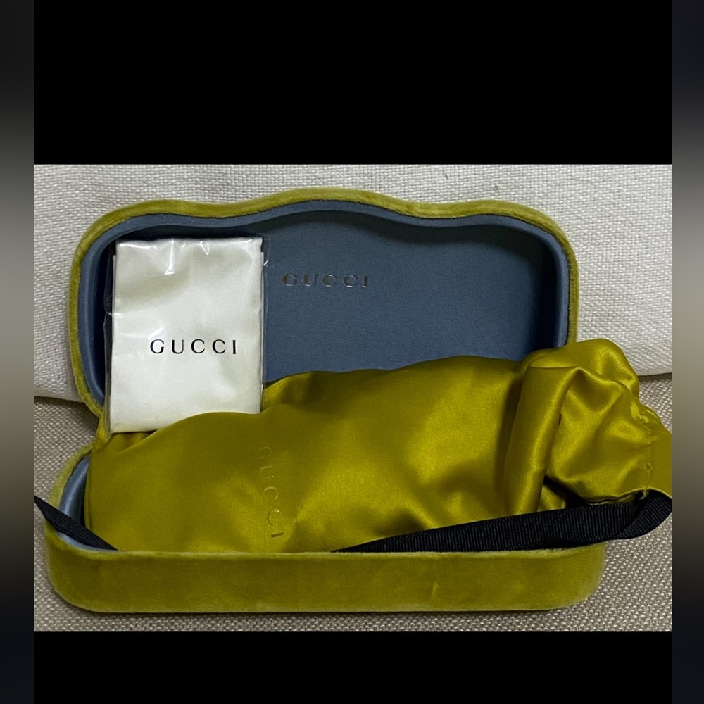 Gucci Gold Sunglasses (New) - Picture 3 of 4